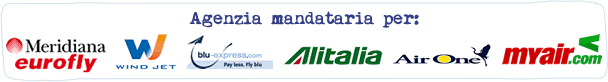 Welcome Lampedusa è agenzia mandataria per Meridiana Eurofly, WindJet, Blu Express, Alitalia, AirOne, MyAir